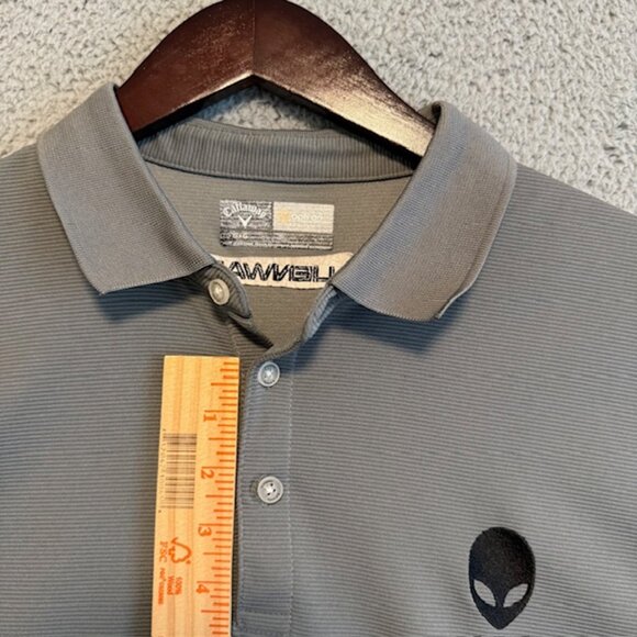 Calloway x ALIENWARE Mens Shirt Size L Opti-Dri Golf Polo Promo Tournament Cool - Picture 11 of 15